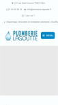 Mobile Screenshot of plomberie-lagoutte.com